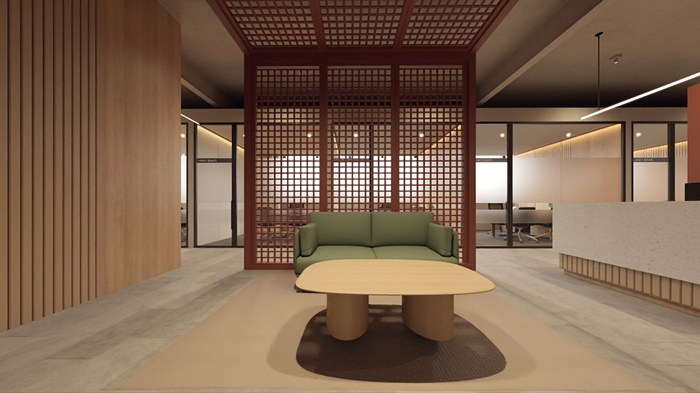 Reception lounge — artist's impression
